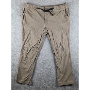 Duluth Trading Men's Belted Lightweight Standard Fit Pants Mens 2XLx32 Brown